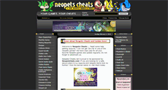 Desktop Screenshot of neopets-cheats.net